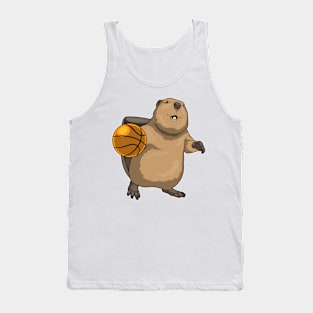 Beaver Basketball player Basketball Tank Top